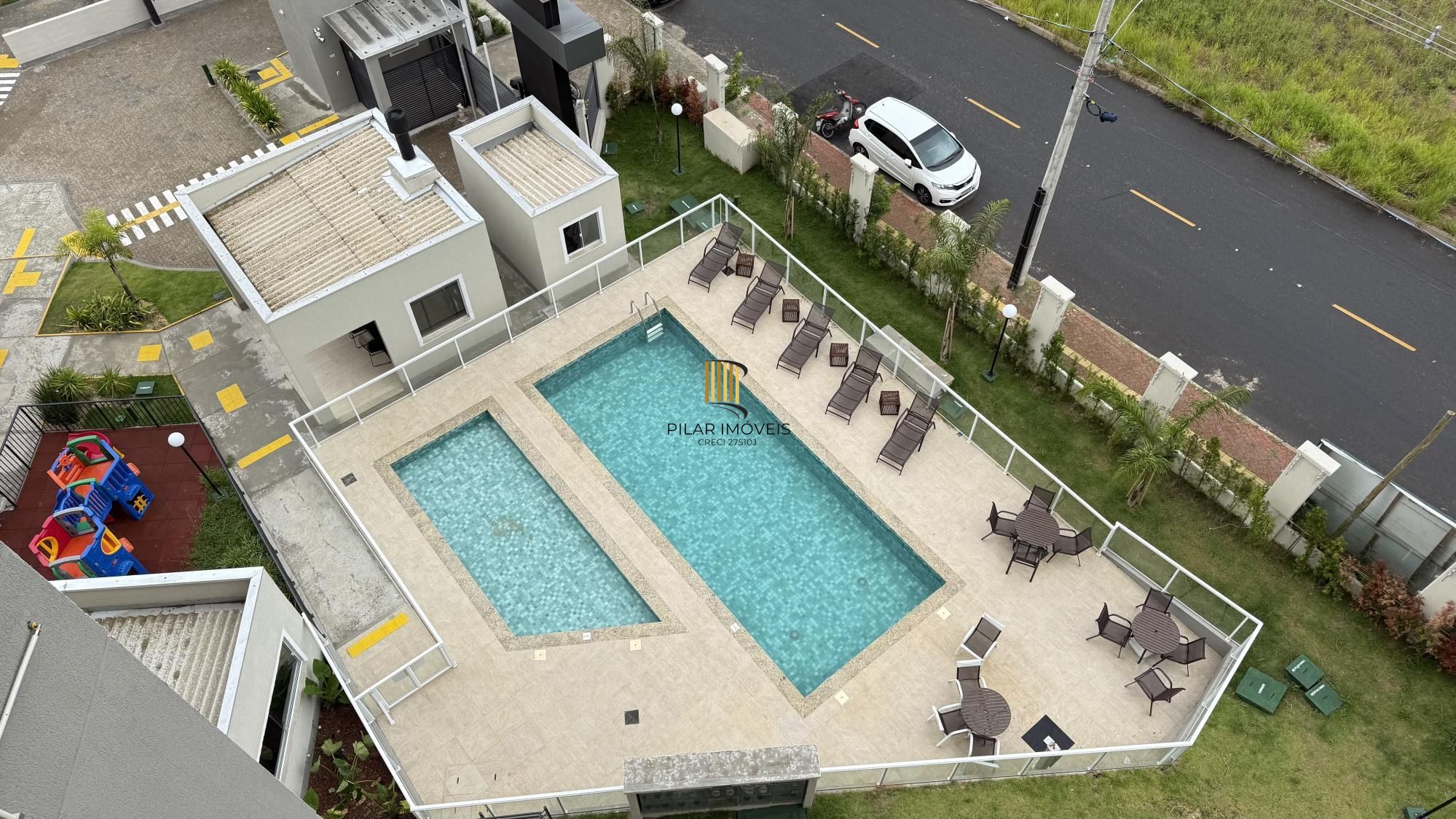 Apartamento no Jardim Planalto, 2D, 1 suíte, 2 vagas separadas. Novo, com infra. - Pilar Imóveis