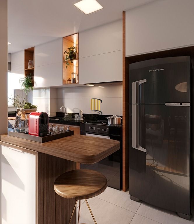 Apartamento novo, 2 dorm com sacada e churrasqueira e 2 vagas - Jardim Planalto