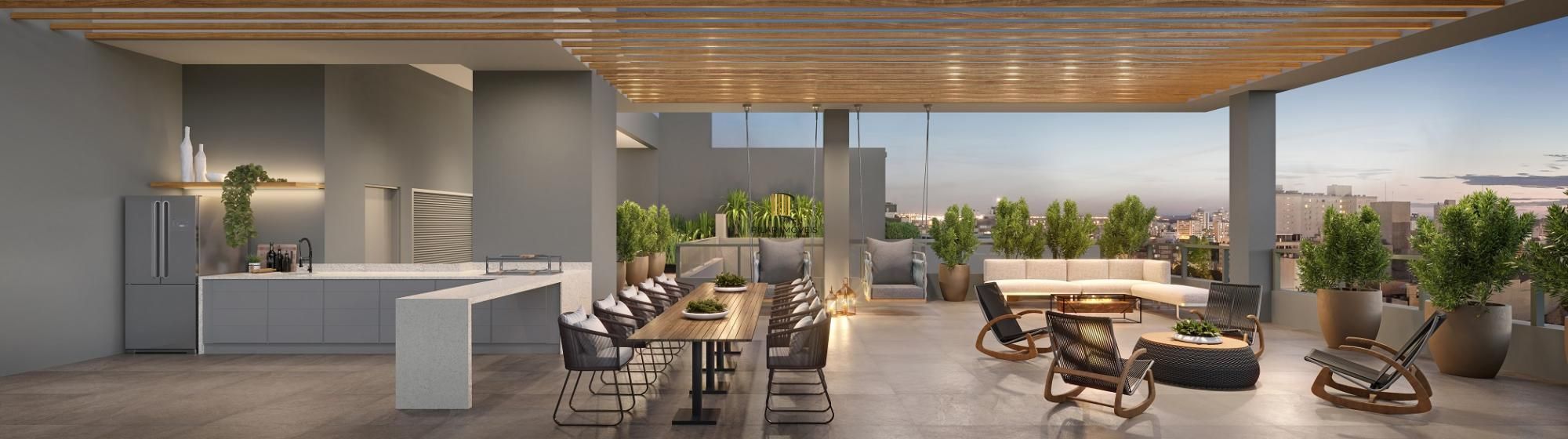 Apartamento na planta com 3 dor Garden Haus Porsche Consulting - Jardim Europa