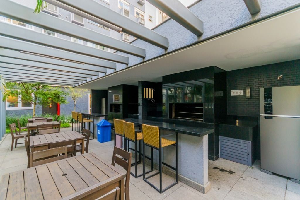 Apartamento mobiliado e equipado, andar alto, com churrasqueira – Jardim Lindóia