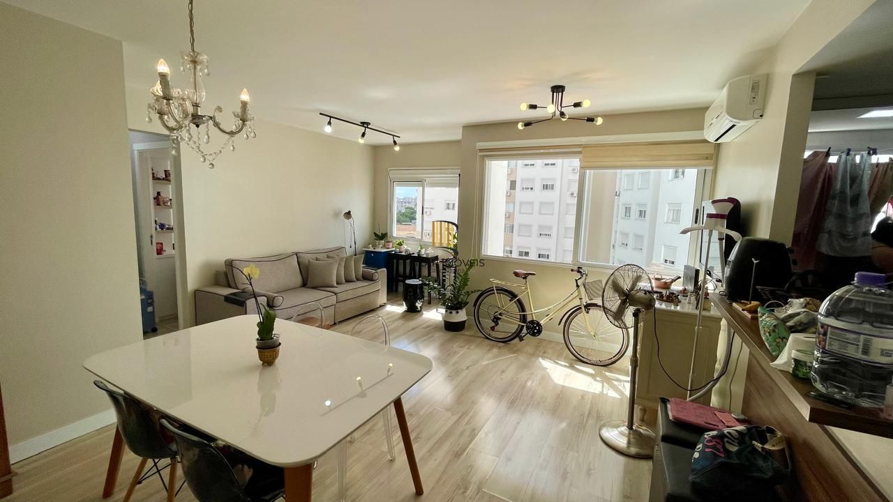 Apartamento semi-mobiliado com suíte e infraestrutura completa