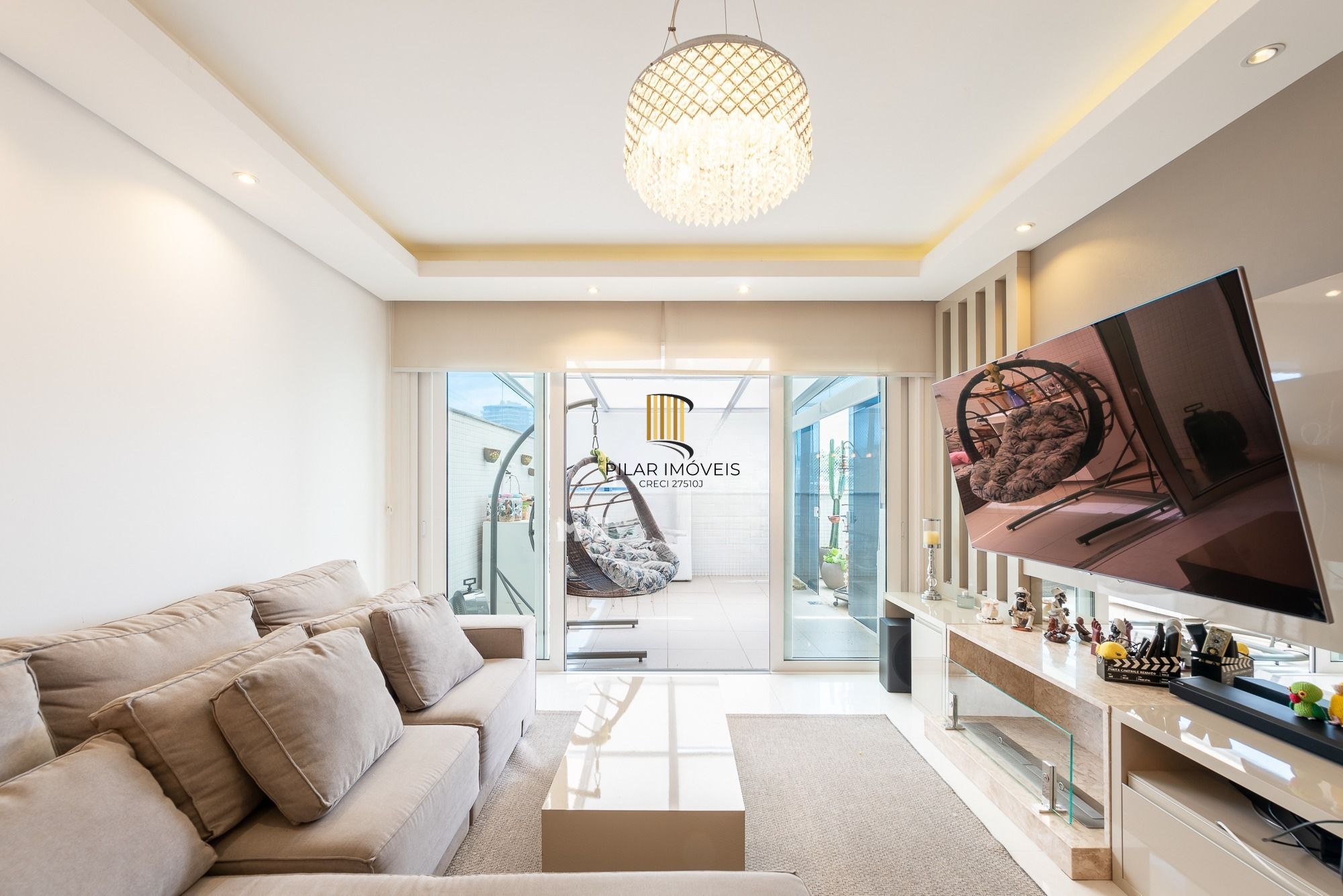 Apartamento Garden mobiliado, com 180 m² privativos, no bairro Chácara das Pedras - Pilar Imóveis