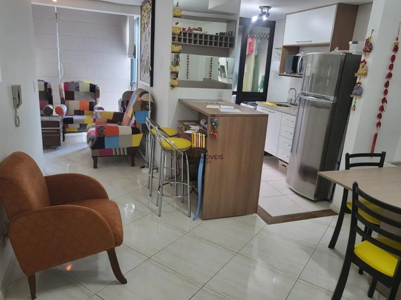 Apartamento com 1 quarto e 53m² à venda em Menino Deus, Porto Alegre. - Pilar Imóveis