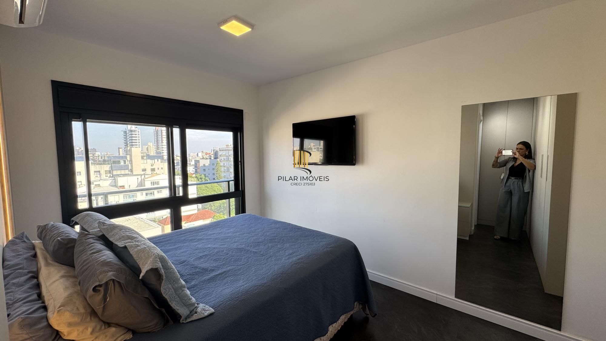 Apto 2 suítes mobiliado, vista Guaíba no Vértice Petrópolis