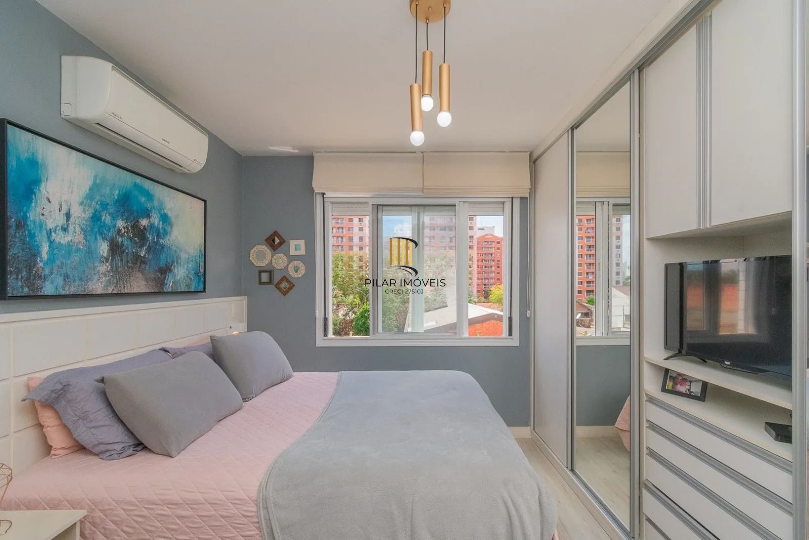 Apartamento com 76m², 2 quartos, 1 suíte, 1 vaga, no bairro Cristo Redentor