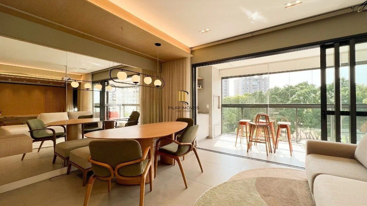 Apartamento Mobiliado com Suíte e Closet no Jardim Lindóia - Pilar Imóveis