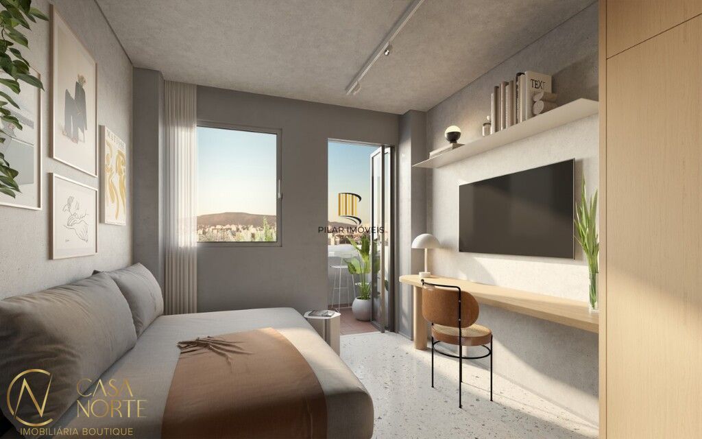 Apartamento 1 dormitório no bairro Menino Deus