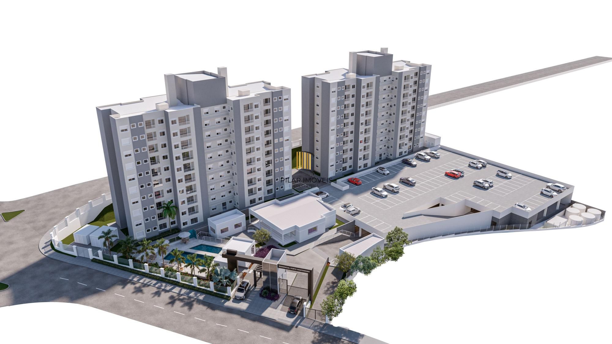 Apartamento novo, 2 dorm com sacada e churrasqueira e 2 vagas - Jardim Planalto