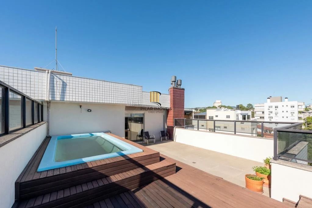 Cobertura com 3 dormitórios, suíte, piscina e churrasqueira. - Pilar Imóveis