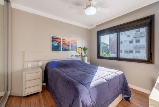 Apartamento Garden com 118m², com 2 dormitórios, 2 suítes, lavabo, churrasqueira, lareira e 2 vagas de garagem.