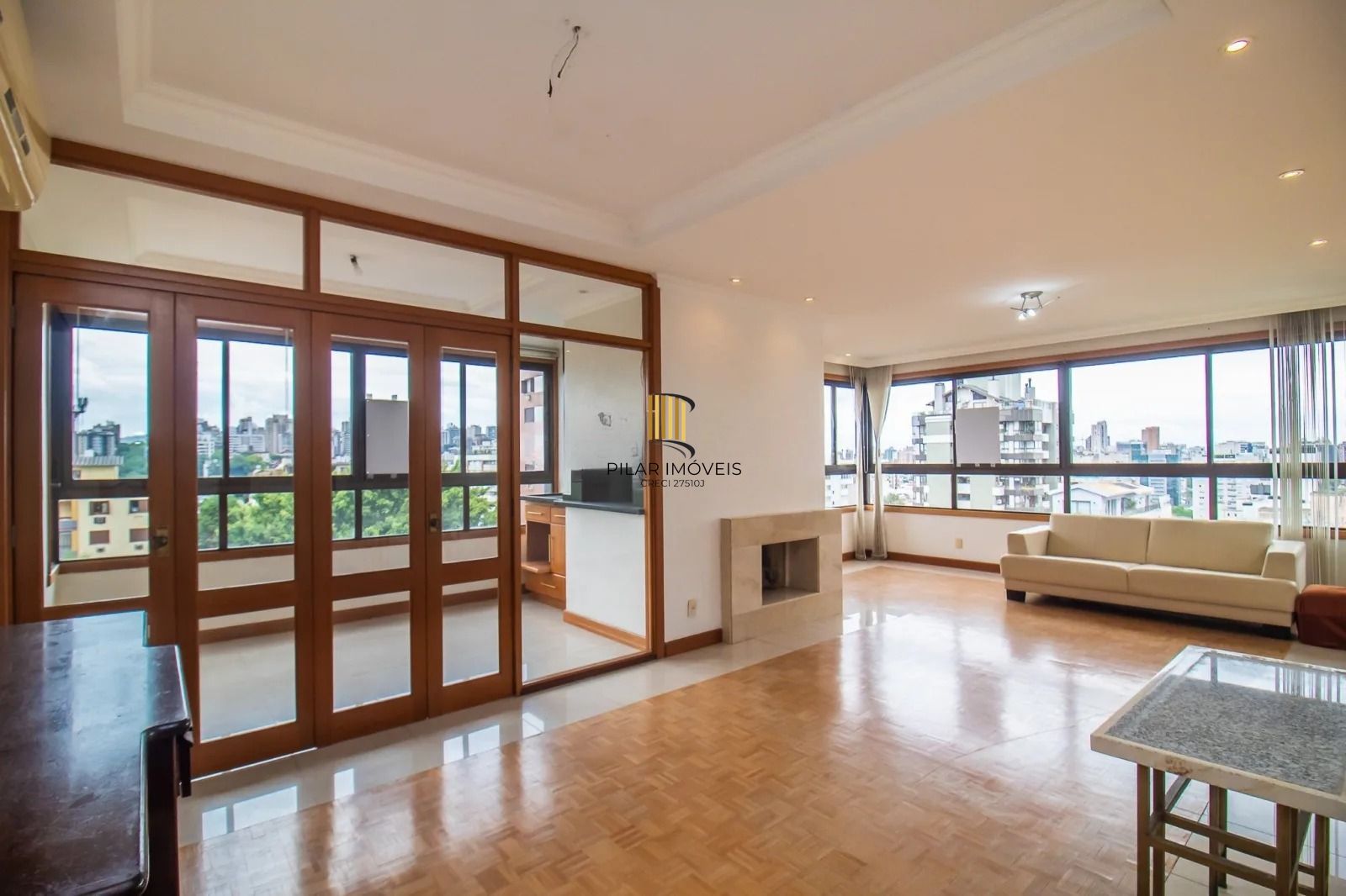Apartamento com lareira e churrasqueira no Higienópolis - Pilar Imóveis