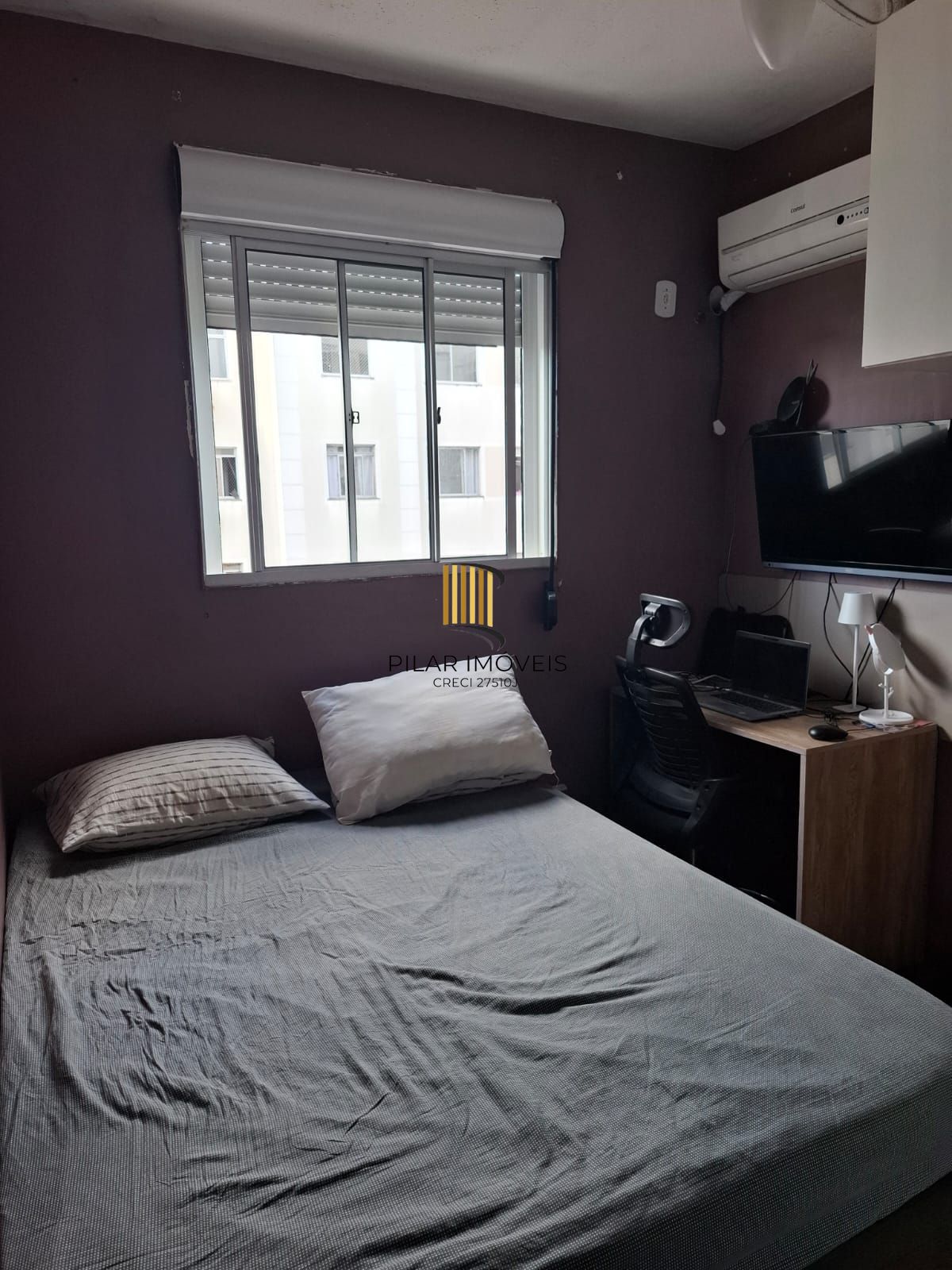 Apartamento 2 dormitórios, 1 vaga, condomínio Porto Sinai com infra Completa.