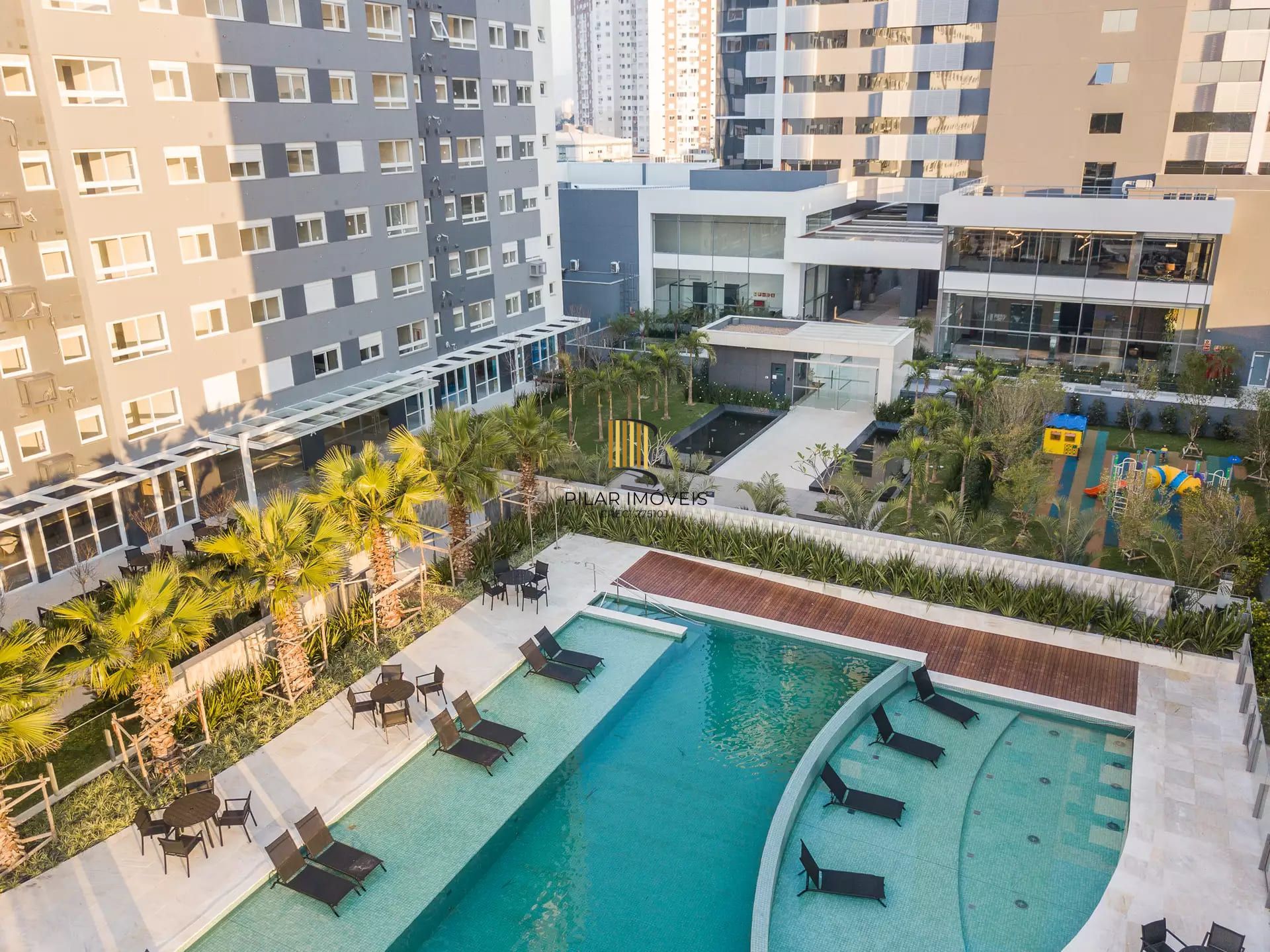 Apartamento mobiliado e equipado, andar alto, com churrasqueira – Jardim Lindóia