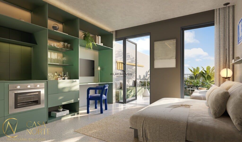 Apartamento 1 dormitório no bairro Menino Deus