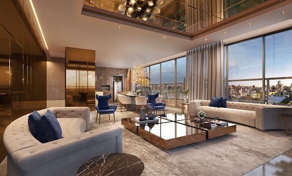 Apartamento na planta com 3 dor Garden Haus Porsche Consulting - Jardim Europa