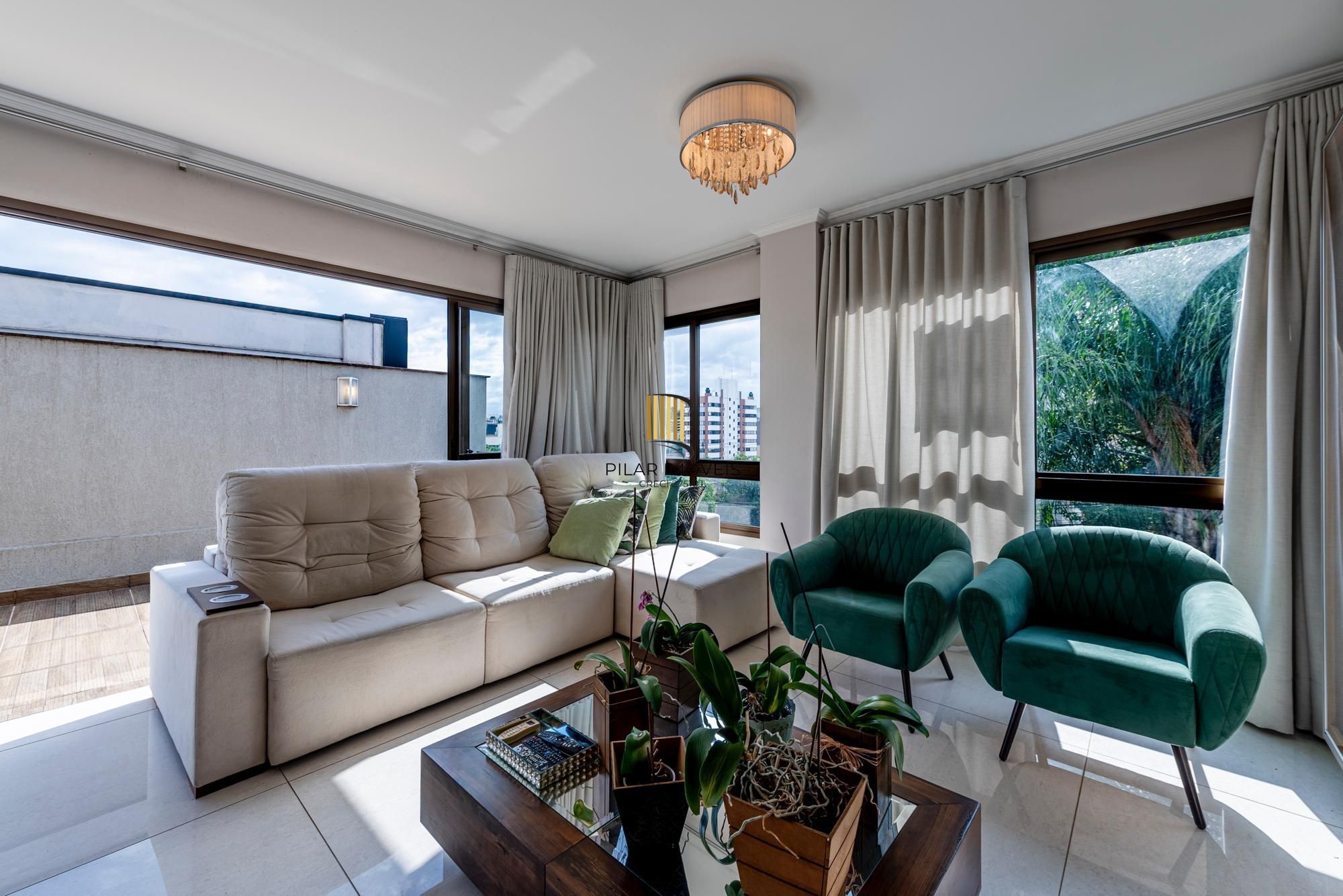 Apartamento garden com 2 suítes, pátio amplo e 2 vagas em localização valorizada