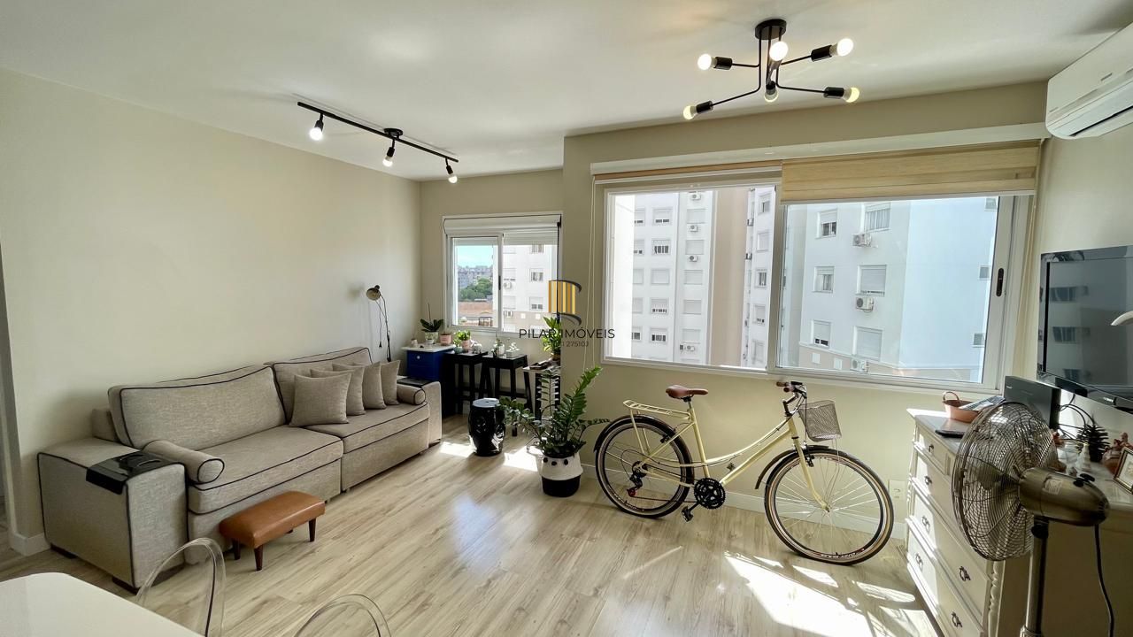 Apartamento semi-mobiliado com suíte e infraestrutura completa