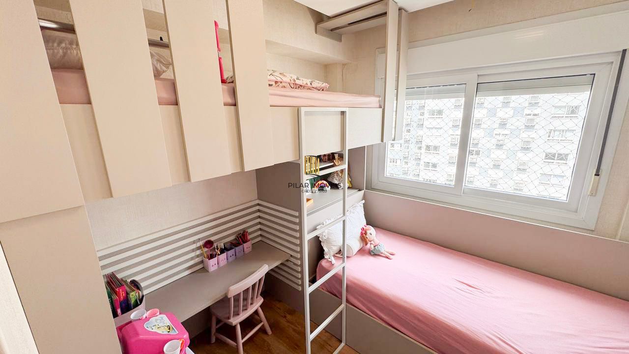 Apartamento mobiliado e equipado, andar alto, com churrasqueira – Jardim Lindóia