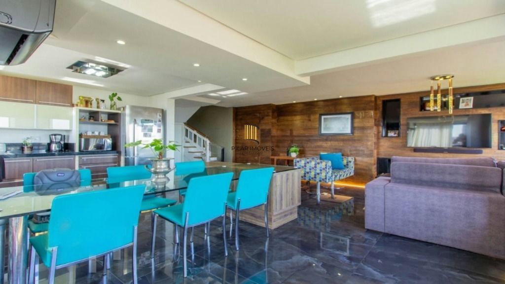 Cobertura mobiliada com piscina e vista 360° no Jardim Planalto – POA