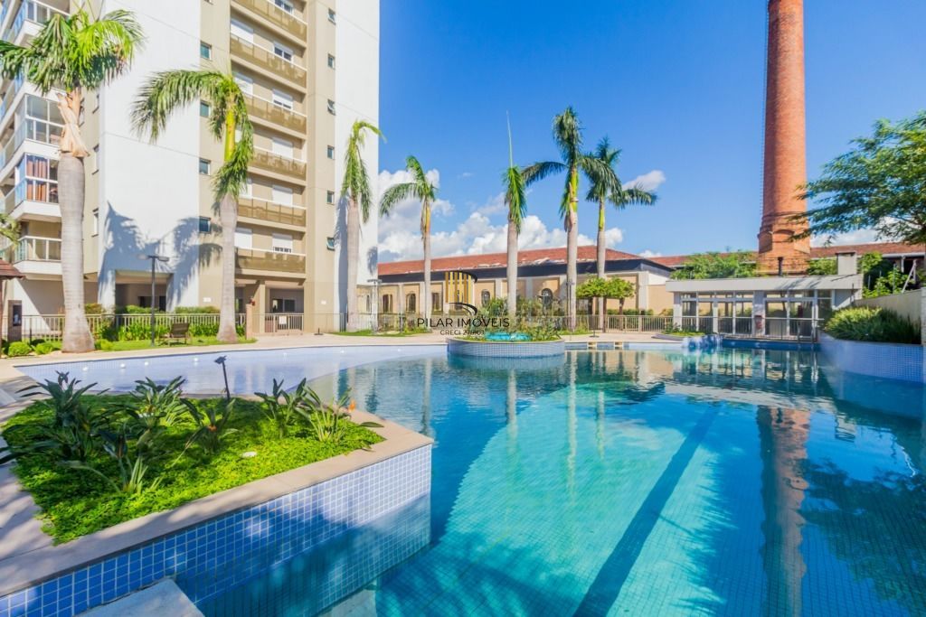 Apartamento com vista para o Guaíba e sacada ampla no Rossi Fiateci