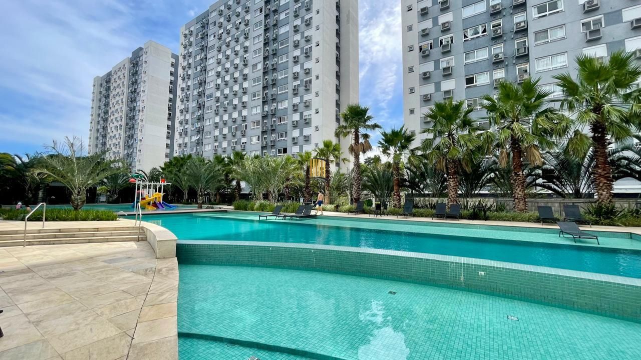 Apartamento mobiliado e equipado, andar alto, com churrasqueira – Jardim Lindóia