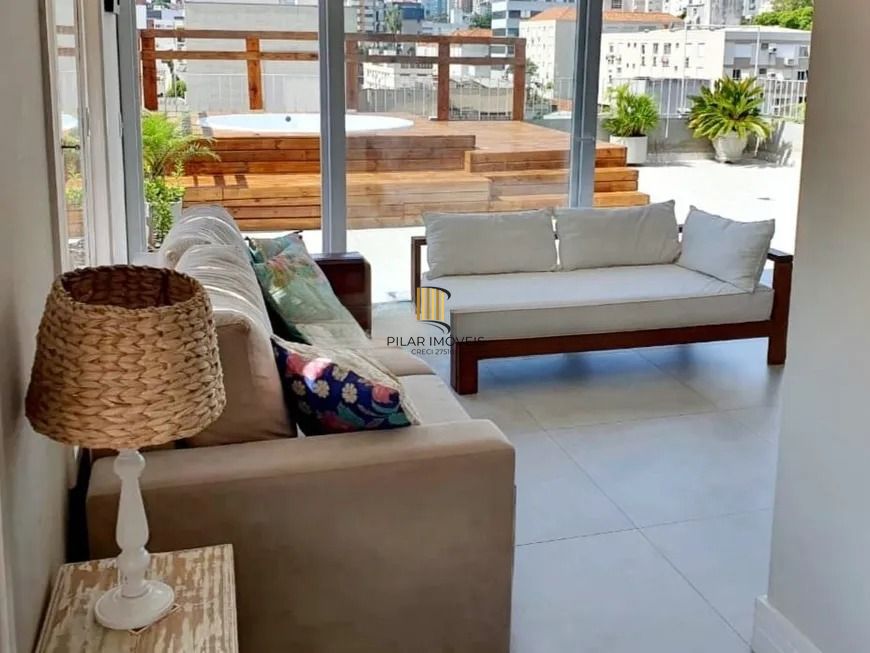 Cobertura com 3 quartos, 235² privativos,  e elevador, na Rua Coronel Bordini,  Moinhos de Vento