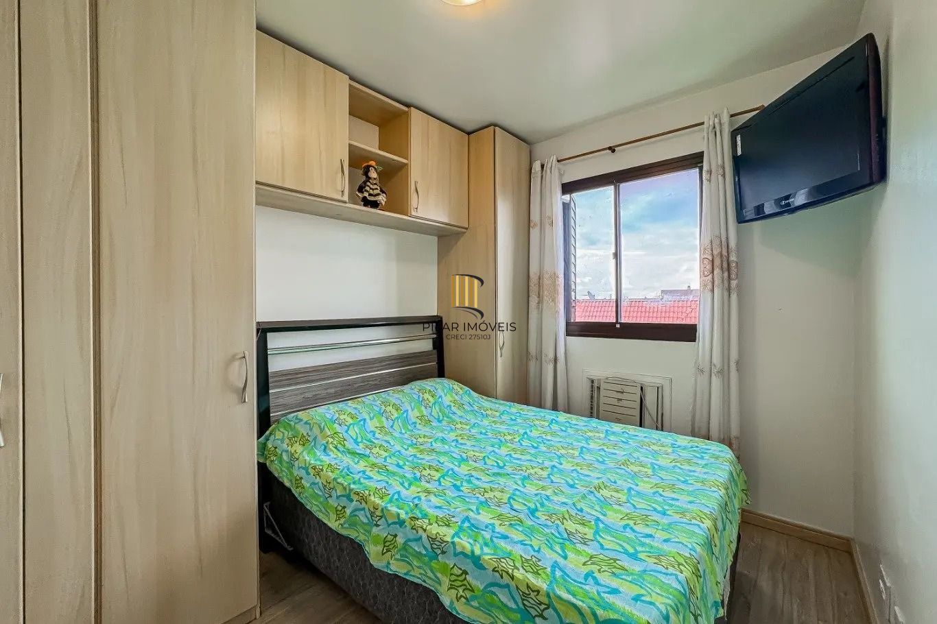 Apartamento andar alto 2 dormitórios sacada e churrasqueira - Sertório Sarandi