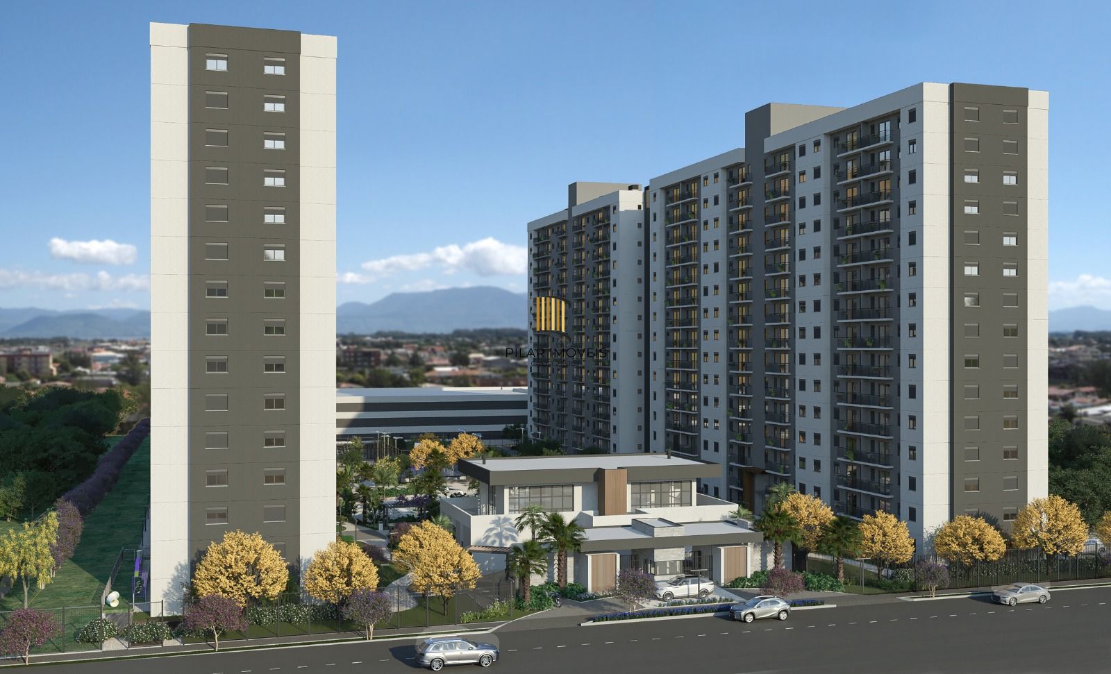 Apartamento 1 Dorm com Sacada no Alto Lindóia Resort