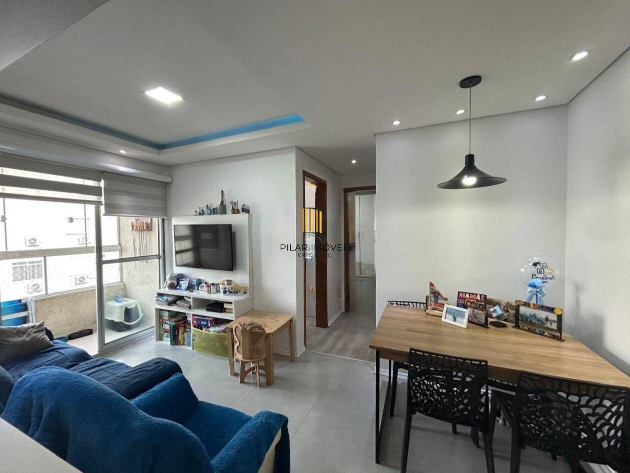 Apartamento com 2 dormitórios, suíte, sacada, churrasqueira e vaga. - Pilar Imóveis