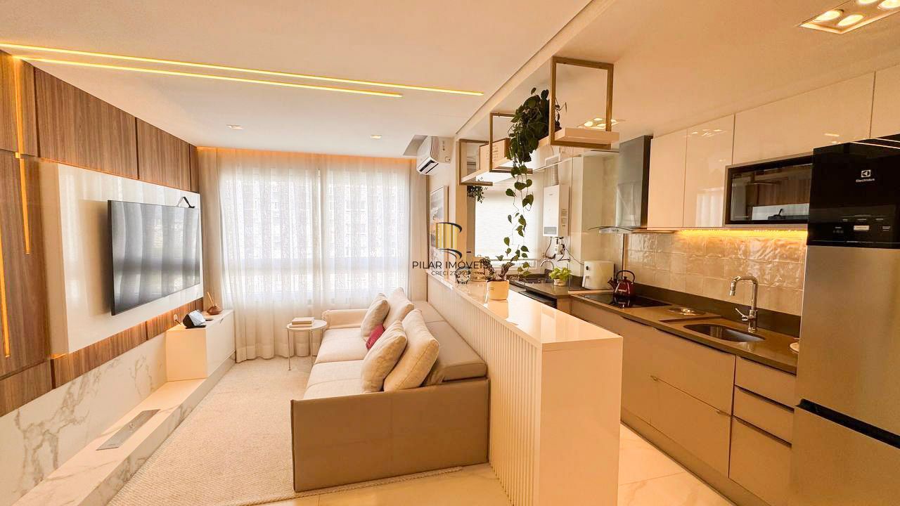 Apartamento mobiliado e equipado, andar alto, com churrasqueira – Jardim Lindóia