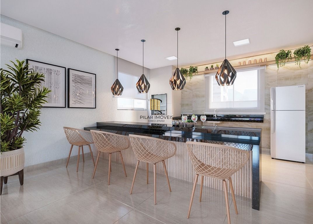 Apartamento novo, 2 dorm com sacada e churrasqueira e 2 vagas - Jardim Planalto