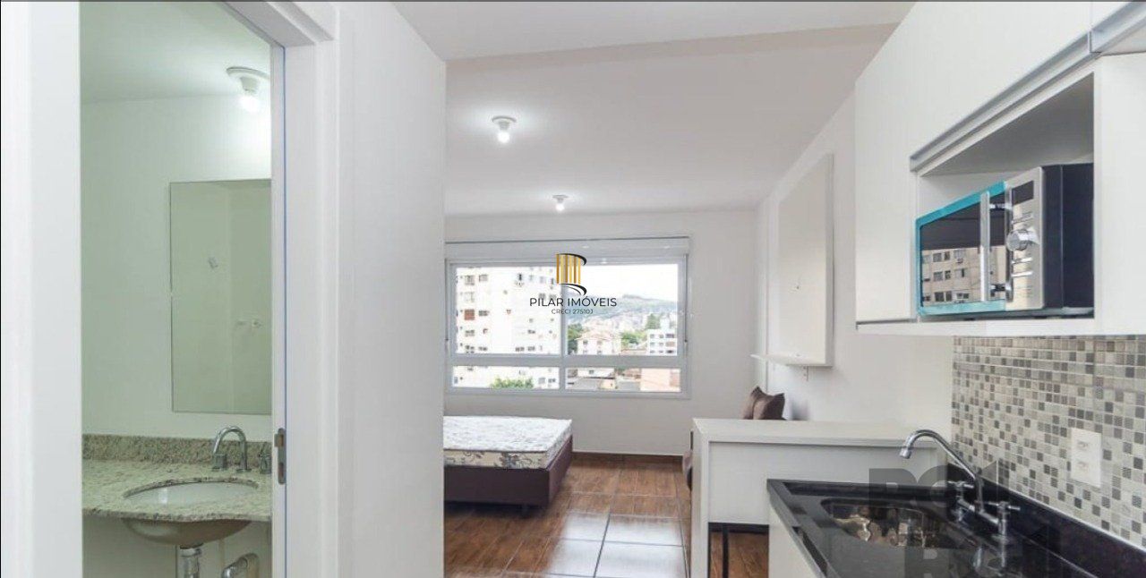 Loft com 27m², localizado ao lado da  PUCRS