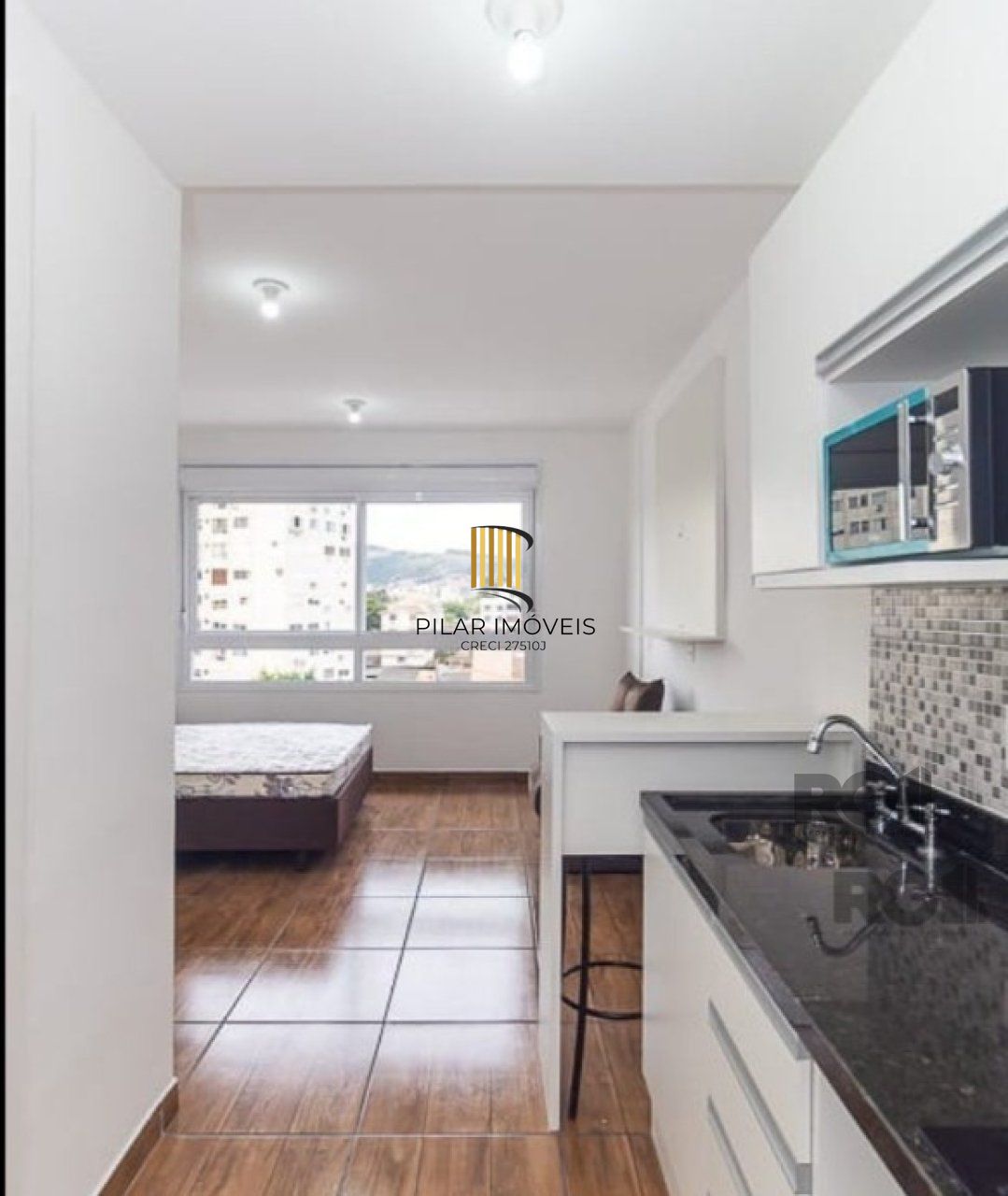 Loft com 27m², localizado ao lado da  PUCRS