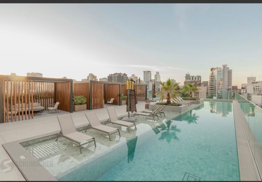 Apartamento desocupado e totalmente mobiliado com uma garagem