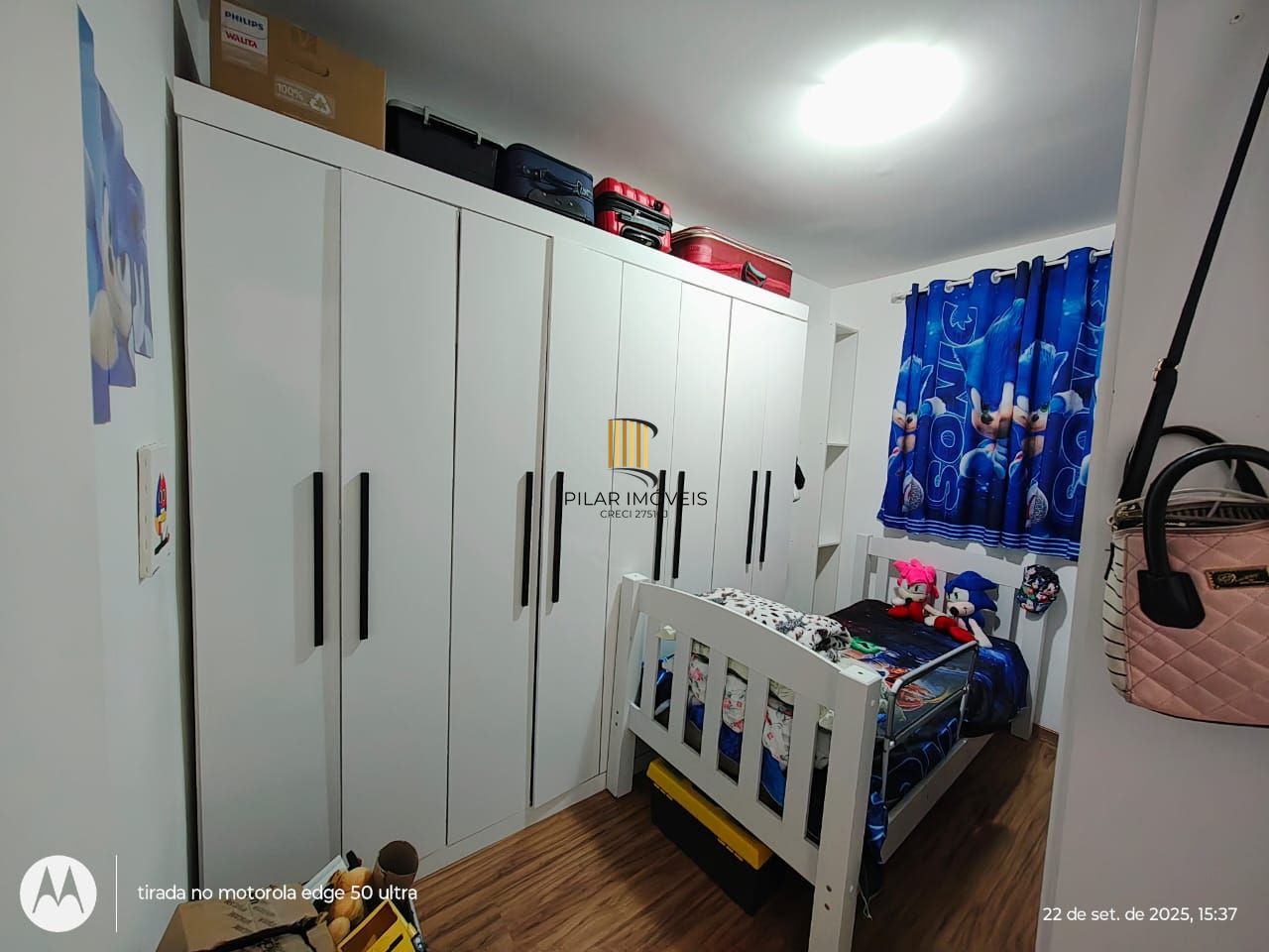 Apartamento 3 quartos, com garagem.