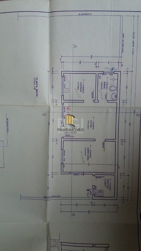 Casa para Venda - 70m², 2 dormitórios, 1 vaga - Santo Antonio