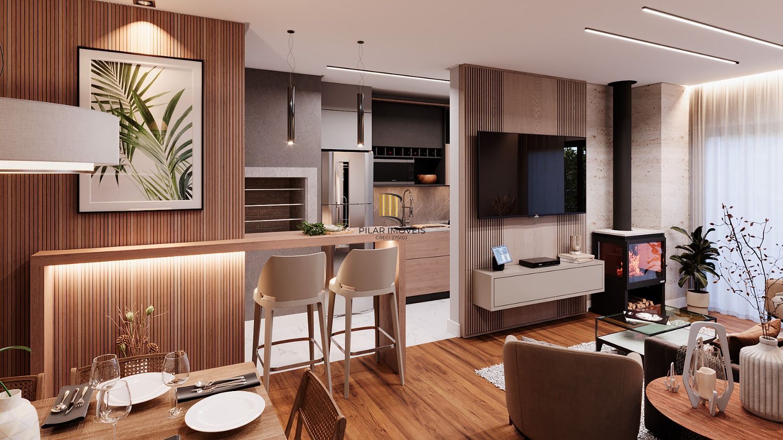 Apartamento 2 dormitórios no bairro Casa Grande