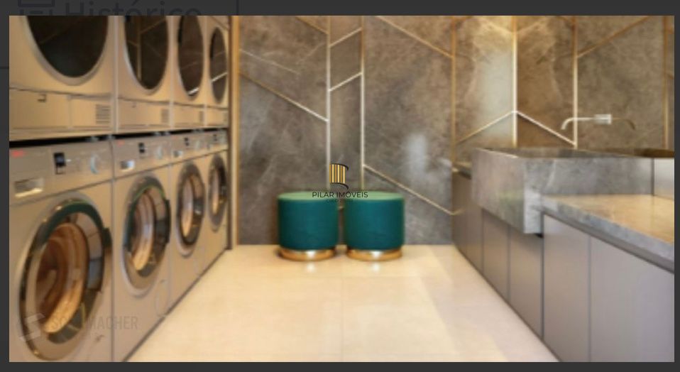 Apartamento desocupado e totalmente mobiliado com uma garagem