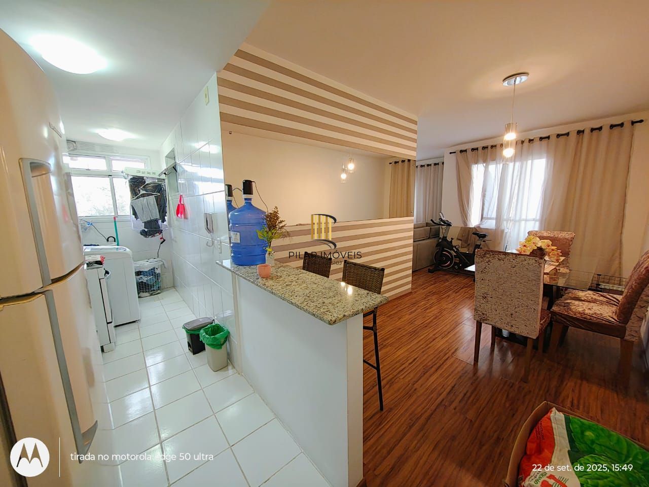 Apartamento 3 quartos, com garagem.
