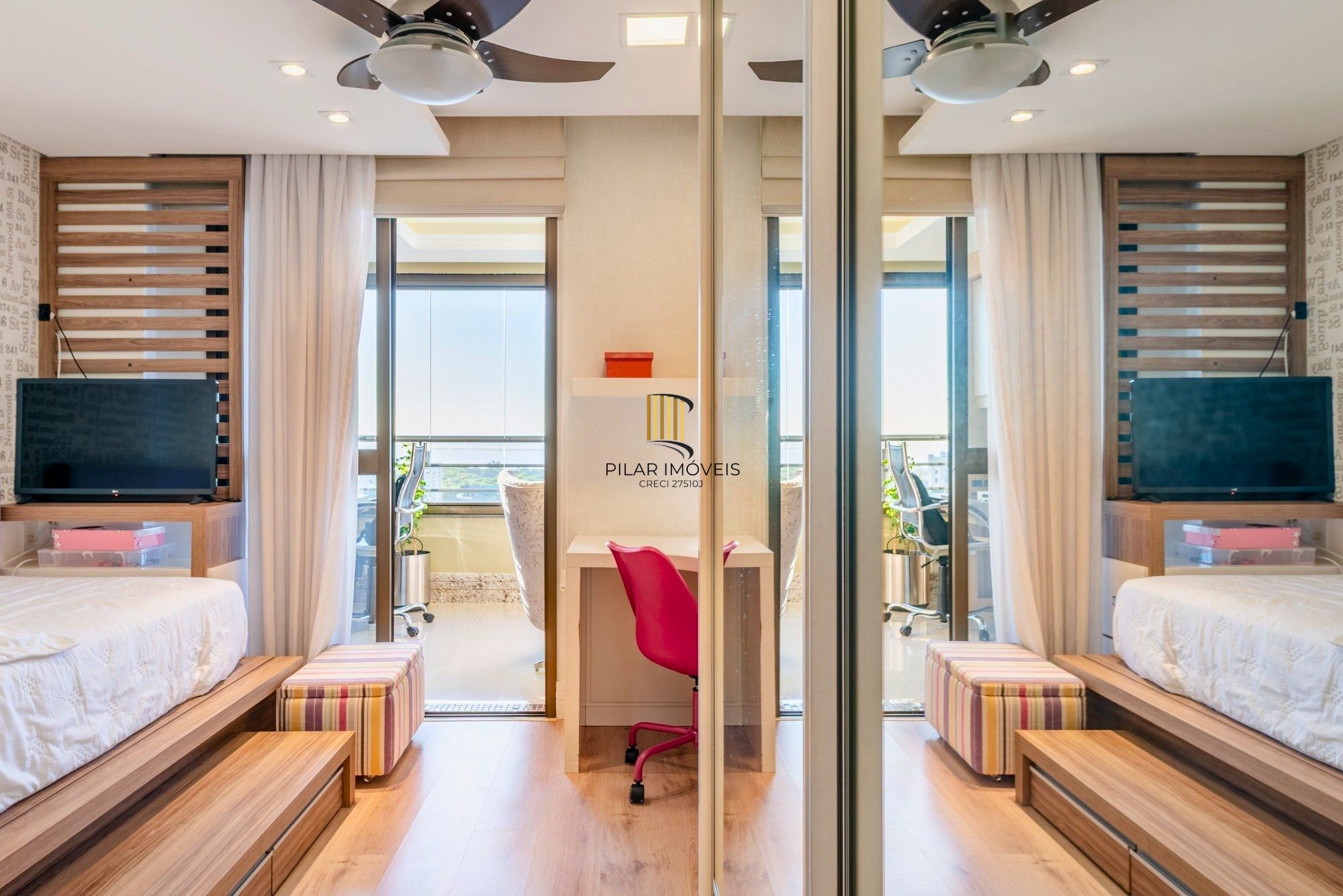 Vista deslumbrante para o Guaíba + 3 suítes no coração do Menino Deus!