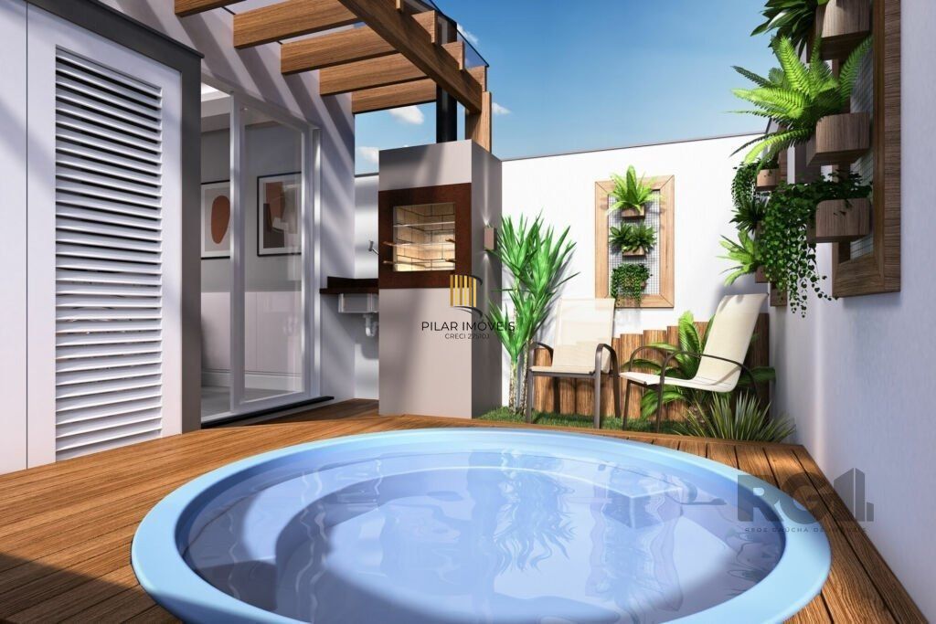 Casa de Condomínio 2 dormitórios no bairro Vila Nova
