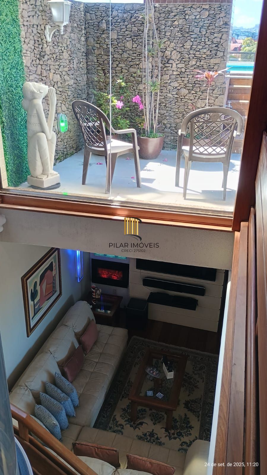 3 pavimentos com elevador eletronico e 2 vagas cobertas