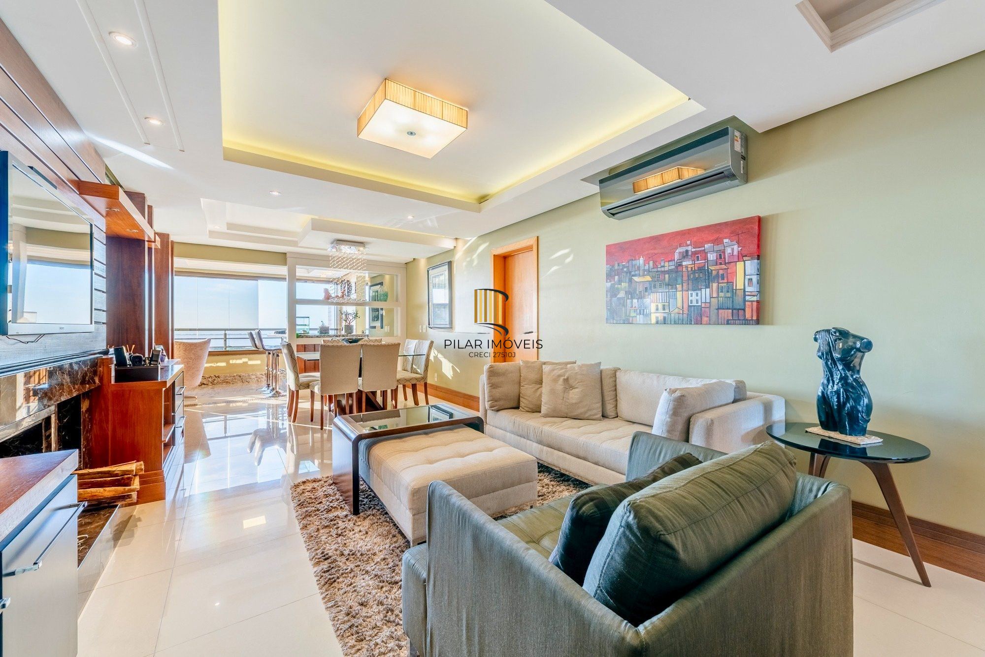 Vista deslumbrante para o Guaíba + 3 suítes no coração do Menino Deus!