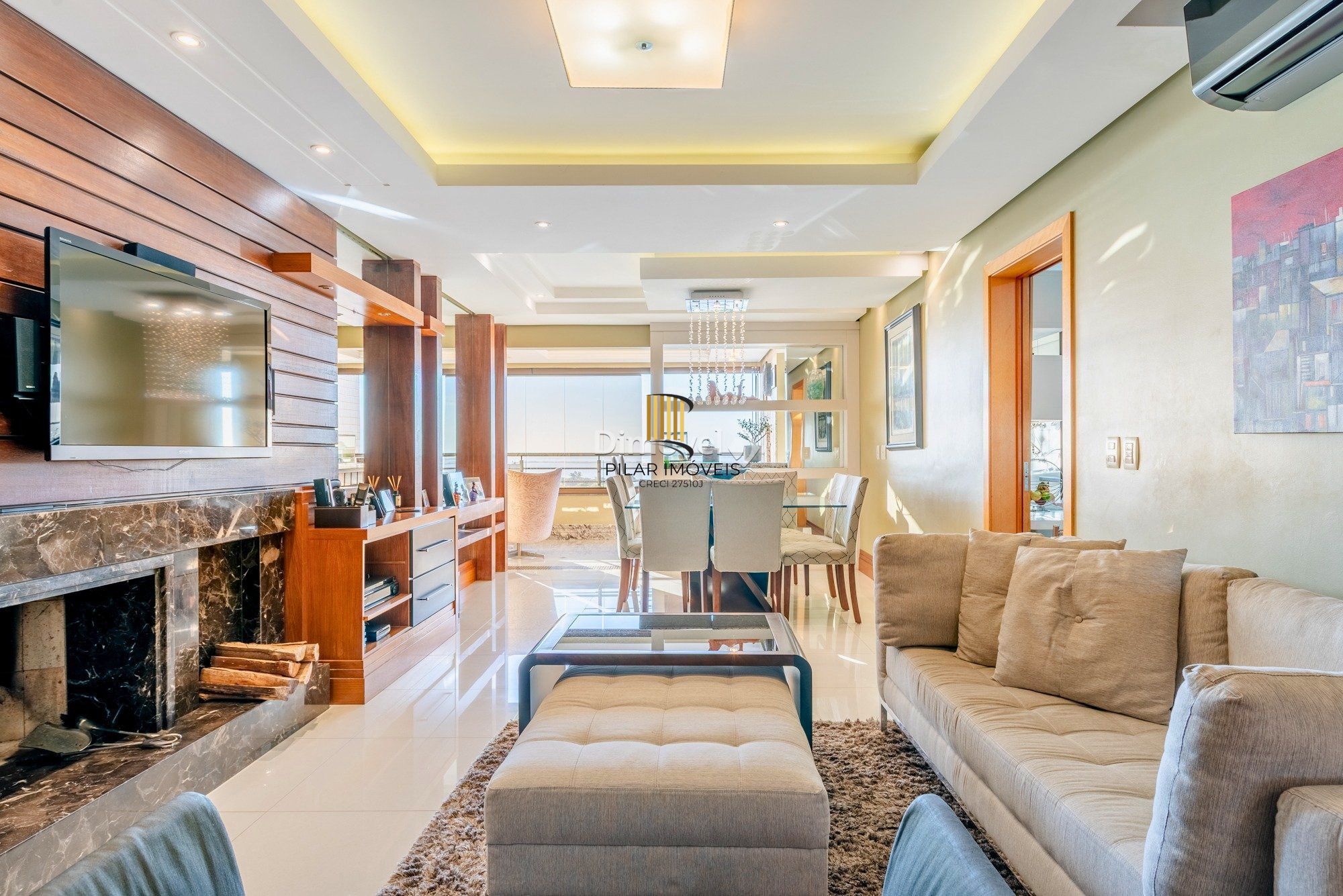 Vista deslumbrante para o Guaíba + 3 suítes no coração do Menino Deus! - Pilar Imóveis