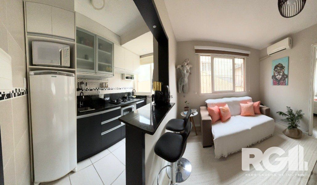 Belo Apartamento de Um Dormitório no Bairro Santana.