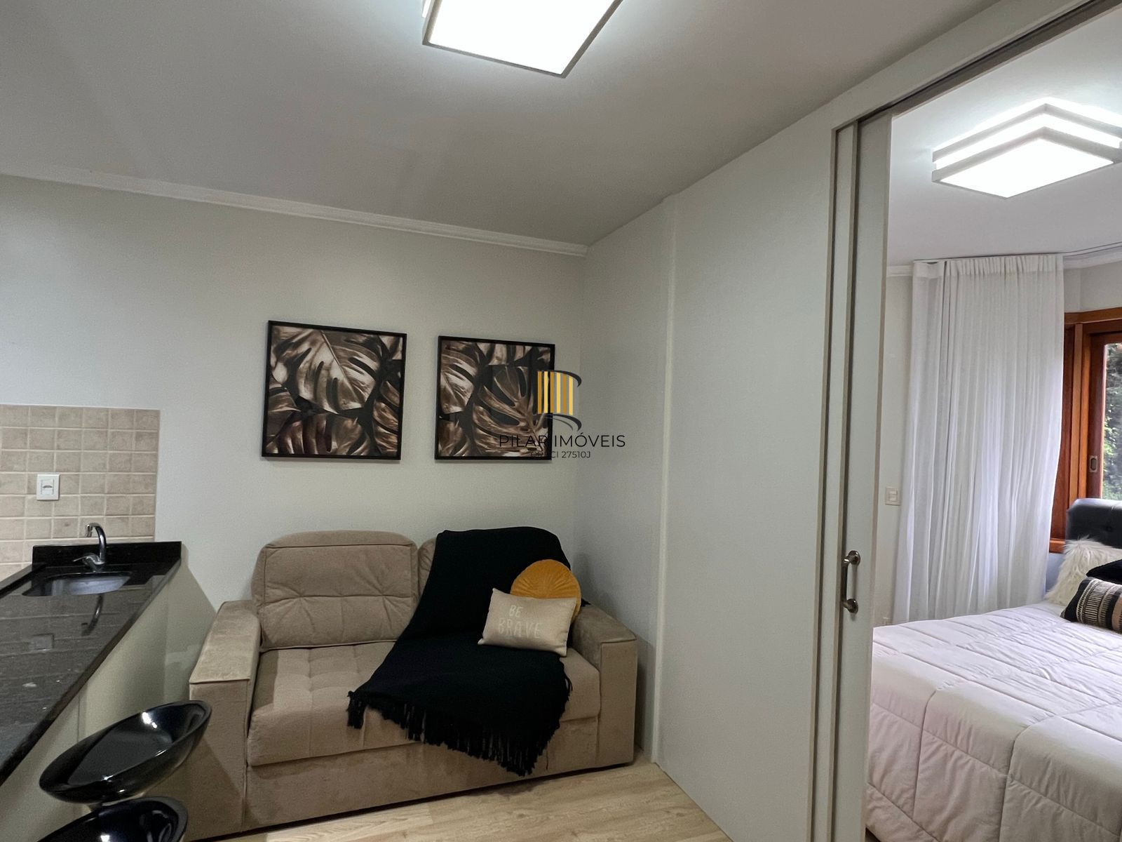 Apartamento 1 dormitório no bairro Centro