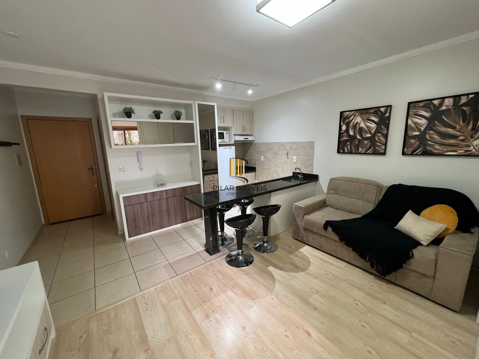 Apartamento 1 dormitório no bairro Centro