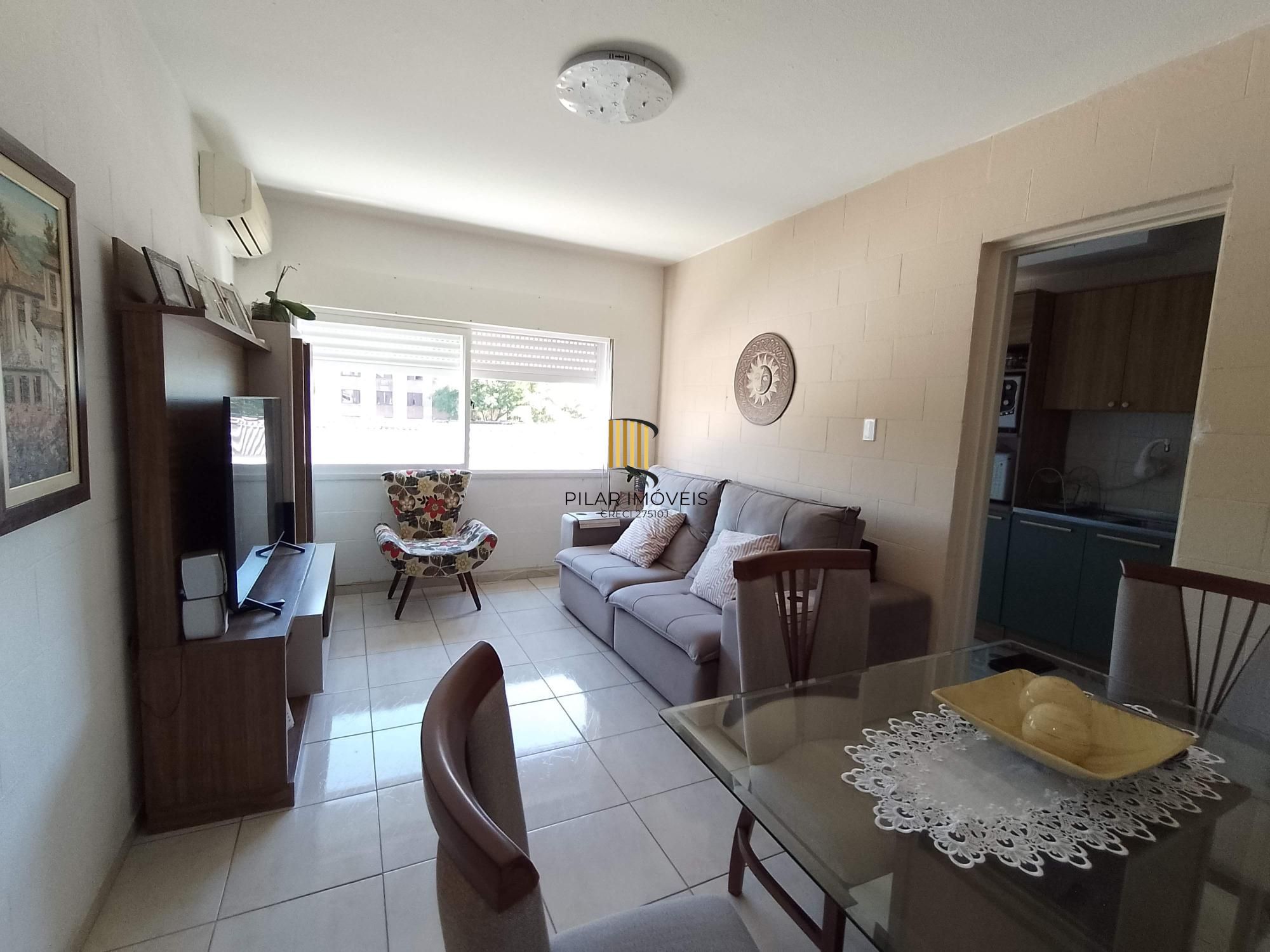 Apartamento 1 dormitório semi mobiliado no Rubem Berta