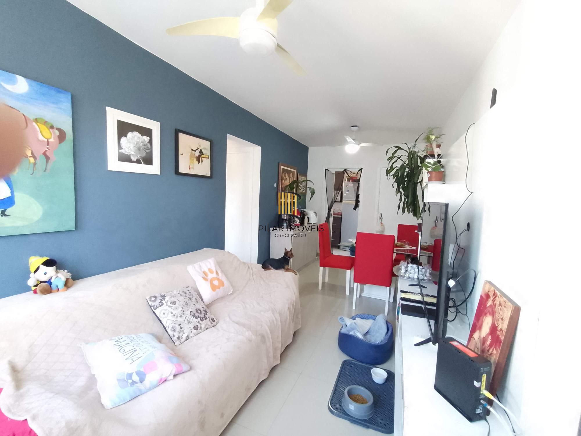 Apartamento 2 dormitórios com vaga coberta e elevador perto da PUC