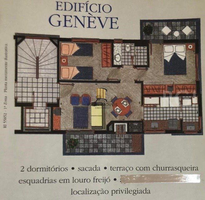 Apartamento 2 dormitórios no bairro Auxiliadora